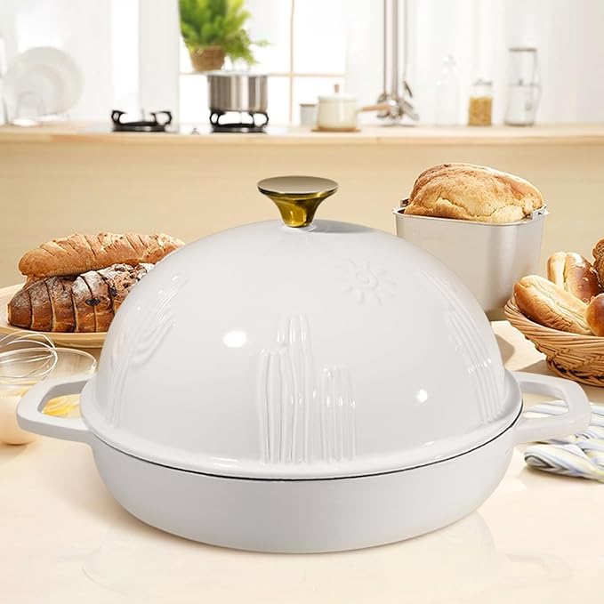 Flavehc Bread Oven Cast Iron Bread Dutch Oven - Image 8