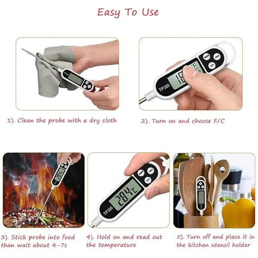 4pcs Candy Thermometer Digital Instant Read - Image 6