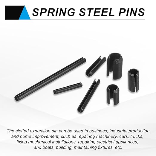 MECCANIXITY 120Pcs Slotted Split Roll Pins 1/10 Inch Dia. 3/10 Inch Length - Image 5