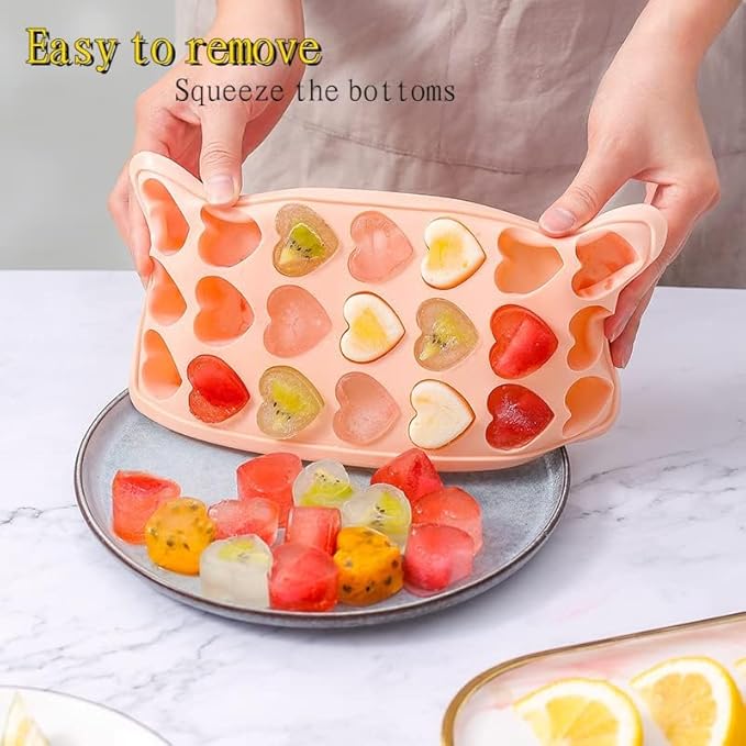 2 Pack Heart-Shaped Ice Cube Trays - Image 5