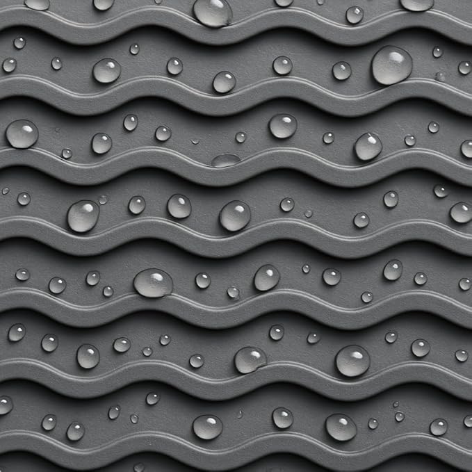 Silicone Drying Mat 16 × 12 – Dark Gray Non-Slip Sink Mat - Image 7