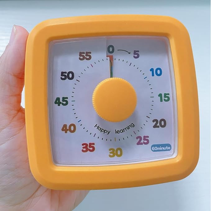 Visual Timer for Kids 60 Minute, Rainbow Countdown Clock - Image 8