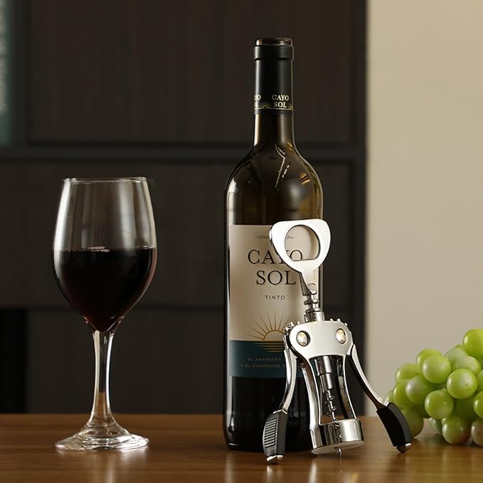 Wine Opener with Stopper, Cutter - Image 6