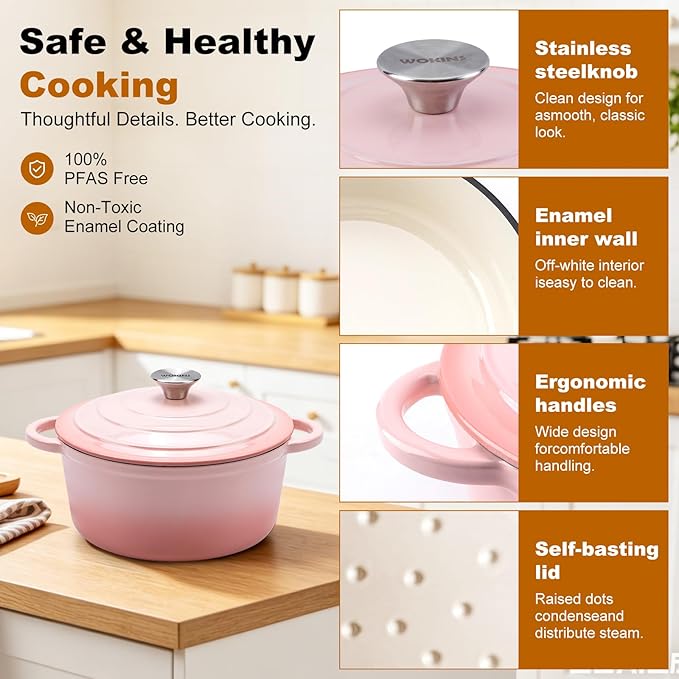 Enameled Cast Iron Dutch Oven - Image 6