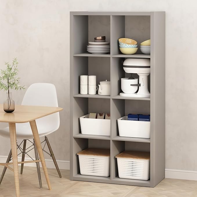 Furinno HERMITE Kitchen Island, 8-Cube Coffee Bar, Extra Thick Kitchen Storage - Image 5