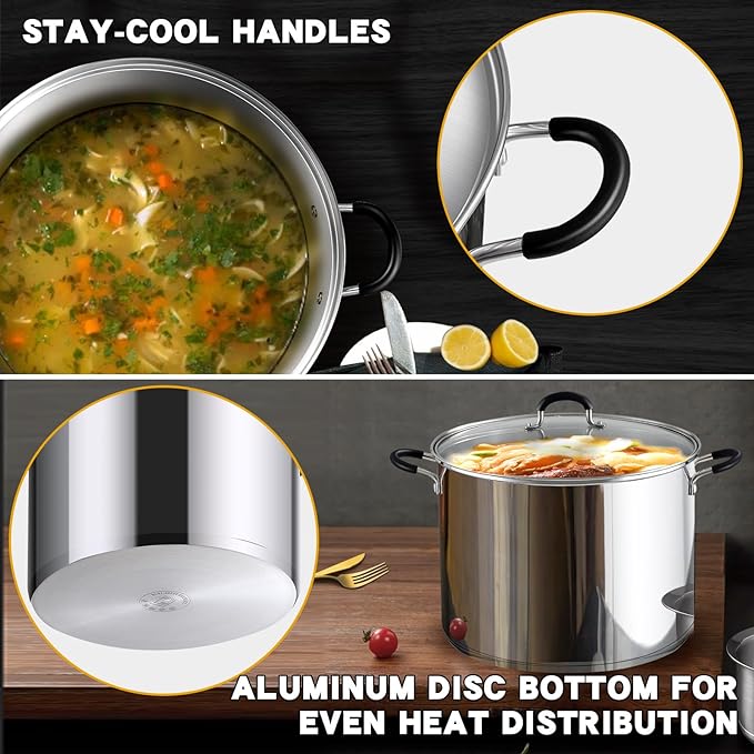 Cook N Home Stockpot Sauce Pot Induction Pot - Image 5