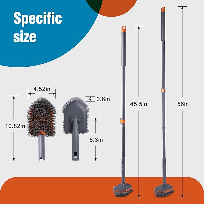 CLEANHOME Tub Tile Scrubber Brush - Image 5