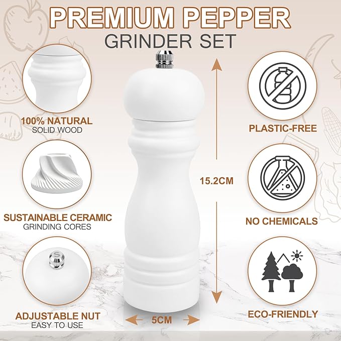 Salt and Pepper Grinder Set of 2 - Image 2