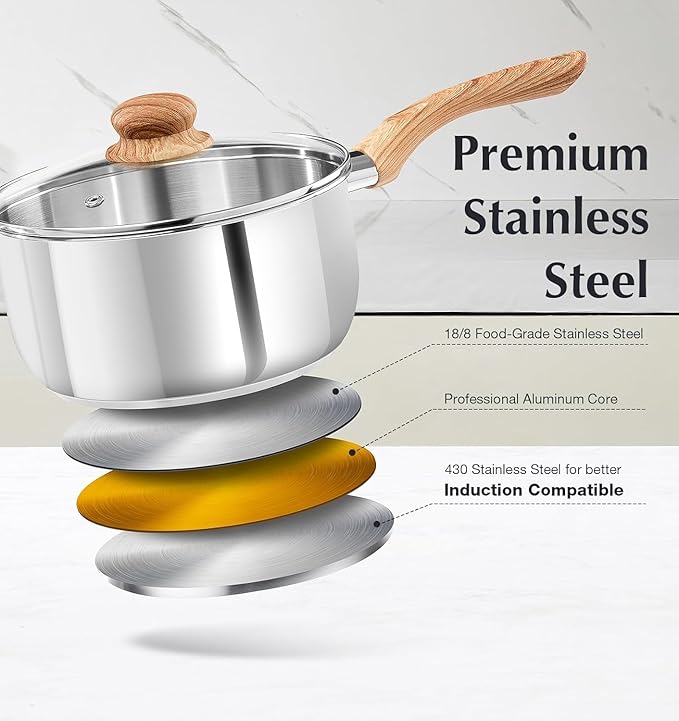KOCH SYSTEME CS 2 Quart Sauce Pan - Image 3