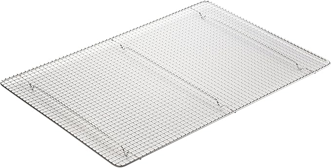 Winco Wire Sheet Pan Grate/Cooling Rack, Stainless Steel, Full Size - Image 3