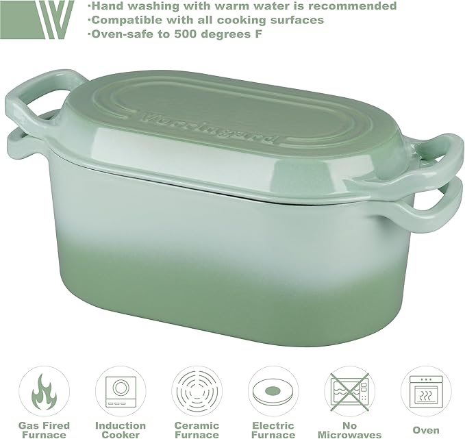 VORRINGARD Oval Dutch Oven Pot - Image 3