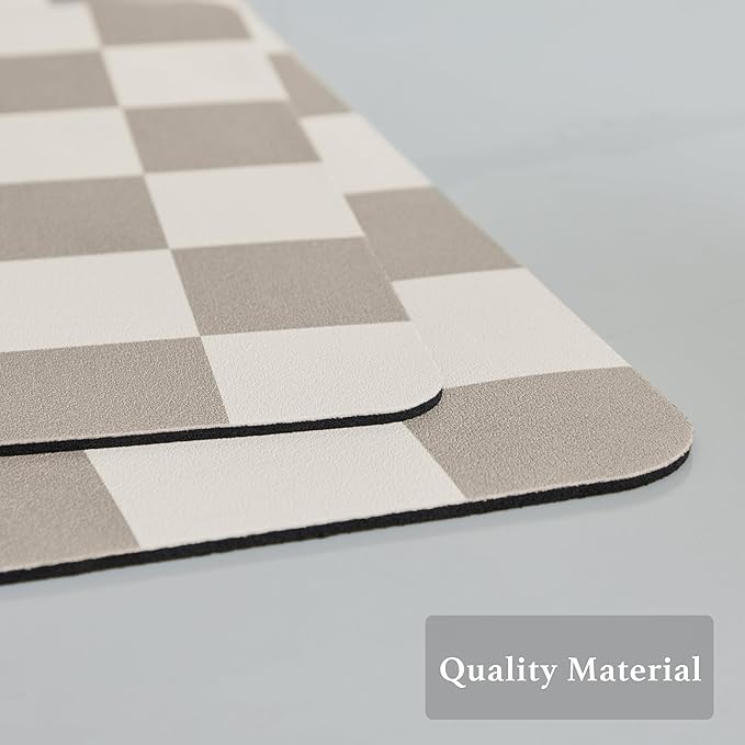 Ohocut Checkered Dish Drying Mat - Image 5
