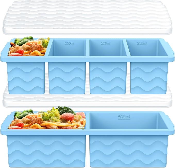 Silicone Freezer Molds for Soup by Aopigavi