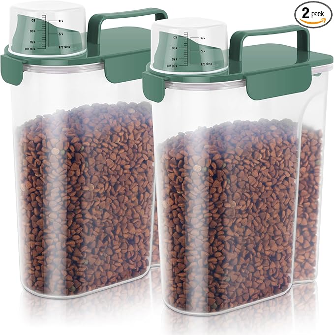 LEAWALK 5-7lbs Cat Dog Storage Container Portable by LEAWALK
