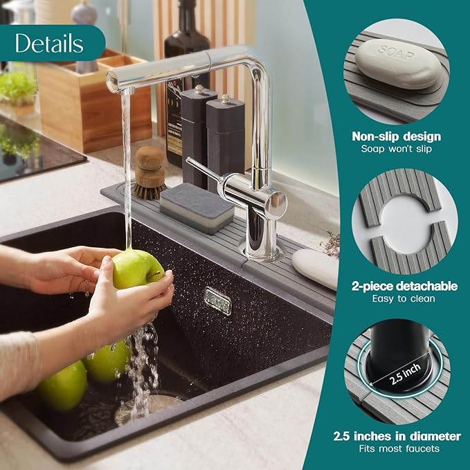 eormoe Diatomite Kitchen Faucet Mat - Image 8