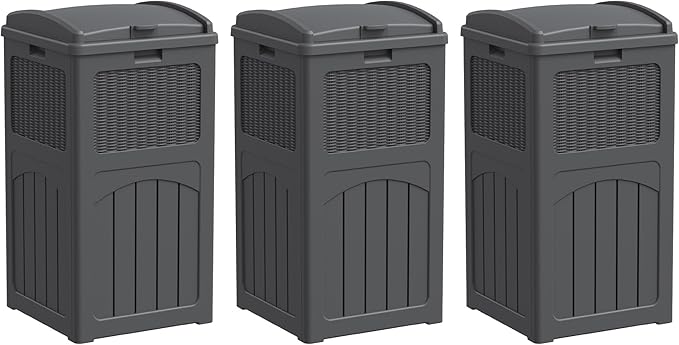 Greesum 33 Gallon Outdoor Trash Can by BuynowfromGreesum