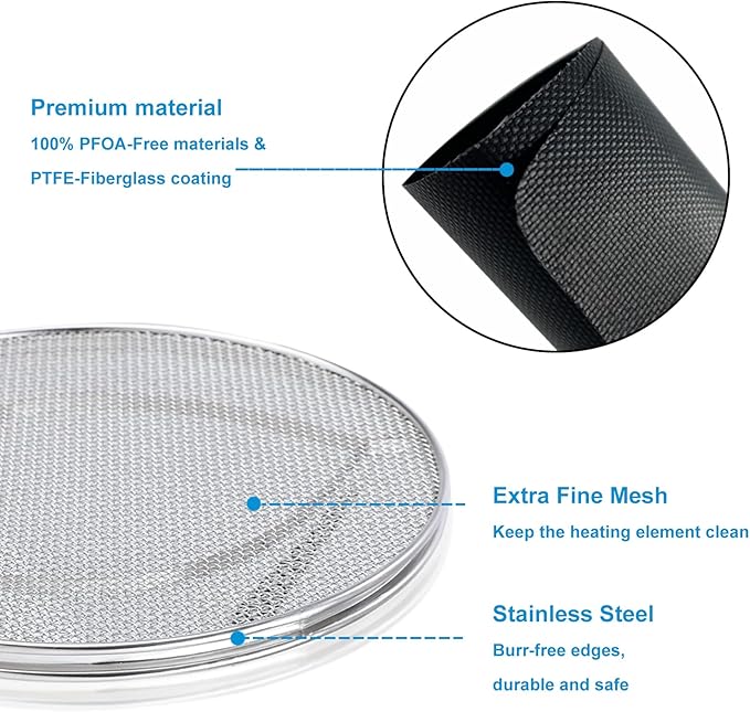 Replacement Splatter Shield and 3PCS Grill Mat - Image 4