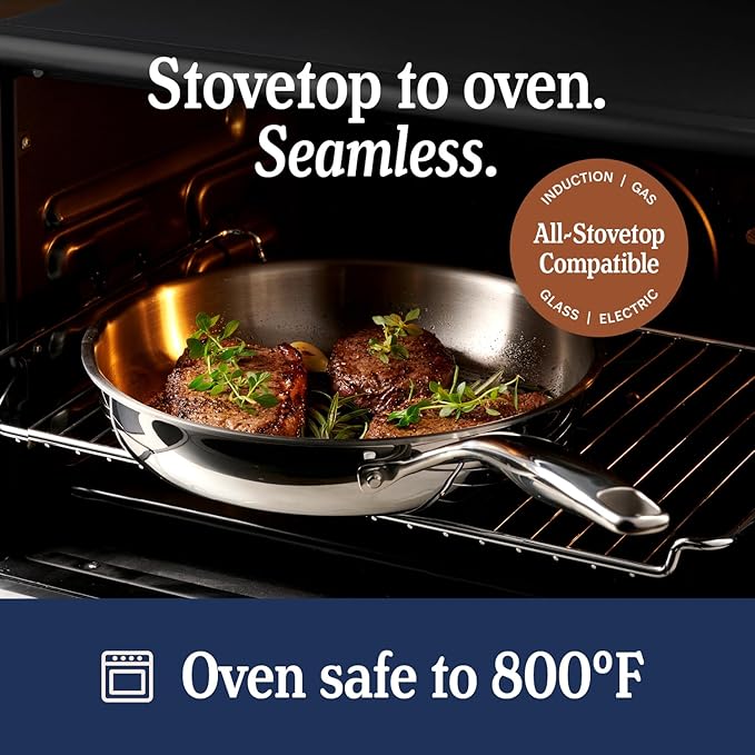 LEGEND COOKWARE 5-Ply Stainless Steel 4-Quart Sauce Pan - Image 5