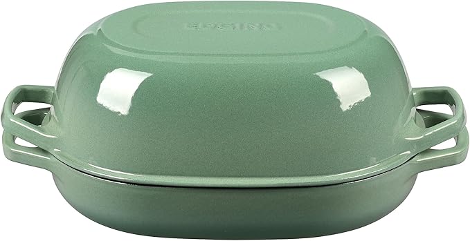 EDGING CASTING Enameled Cast Iron Oval Dutch Oven Pot - Image 8