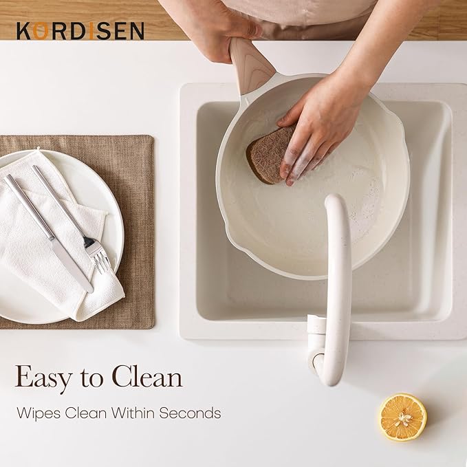 Kordisen Ceramic Nonstick Frying Pan Skillet Set - Image 6