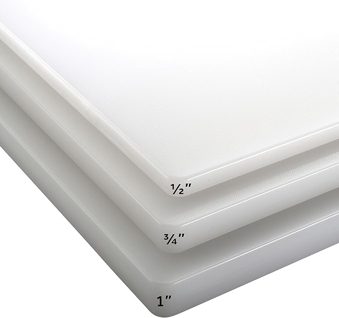 Winco 15-inch x 20-inch x 1/2-inch White Cutting Board - Image 6