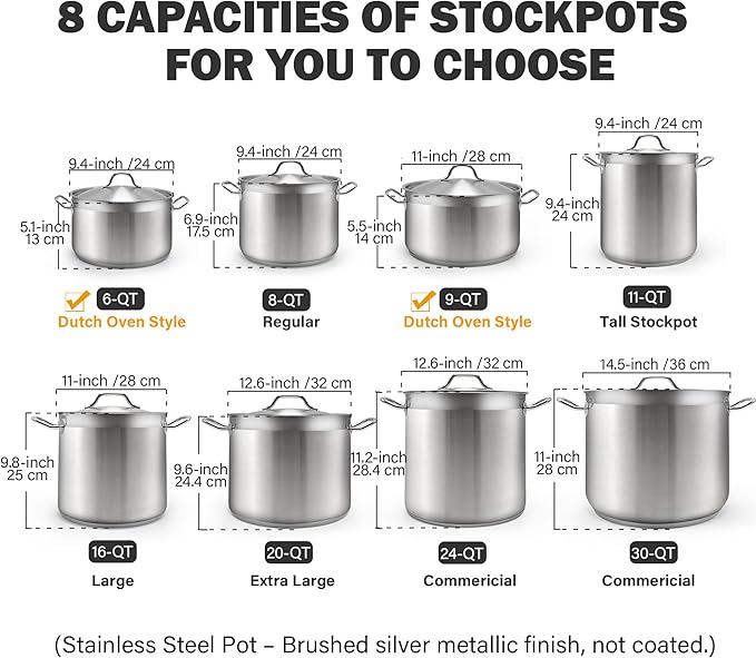 Cooks Standard 6-Quart Stock Pot - Image 2