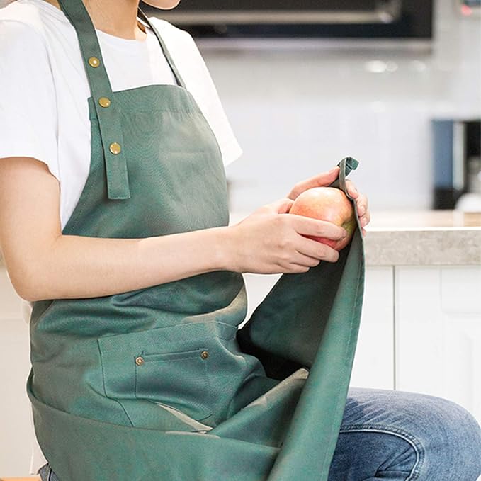 Art Aprons for Painting Pottery Ceramics, Mens Women Kitchen Cooking Aprons - Image 4