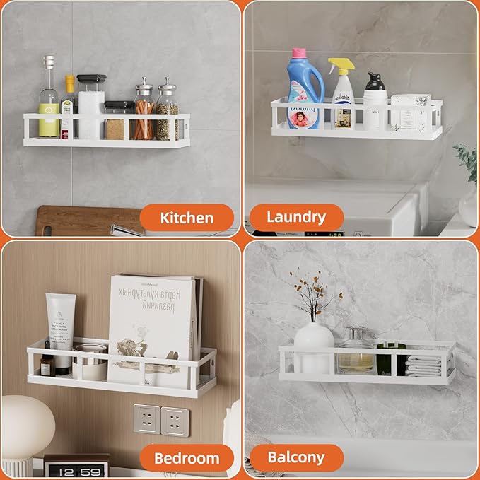 Over The Door Pantry Organizer, 8 Pack Spice Rack Wall Mounted & Hanging - Image 6