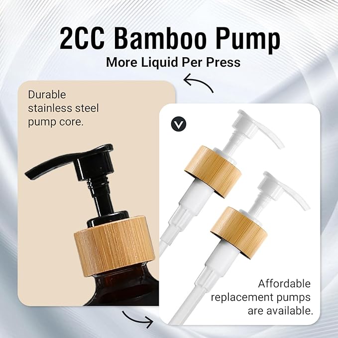 MOMEEMO White Soap Dispenser Bathroom Set, Soap and Lotion Dispenser Set - Image 5