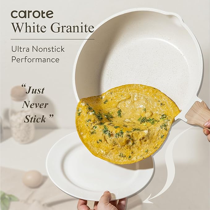 CAROTE 44pcs Pots and Pan Set Nonstick, Cookware Sets, Cooking Set Non Stick - Image 4