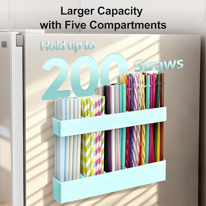9.5” Large Acrylic Straw Holder - Image 3