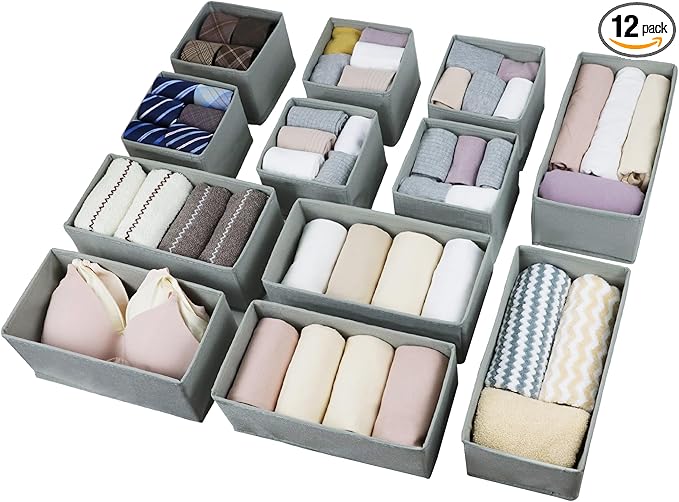 Fordonral Drawer Organizer Clothes, Foldable Fabric Dresser Organizer Closet by Fordonral