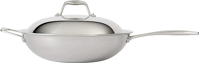 Tramontina Signature Tri-Ply Clad Stainless Steel 12.5-Inch Wok - Image 2