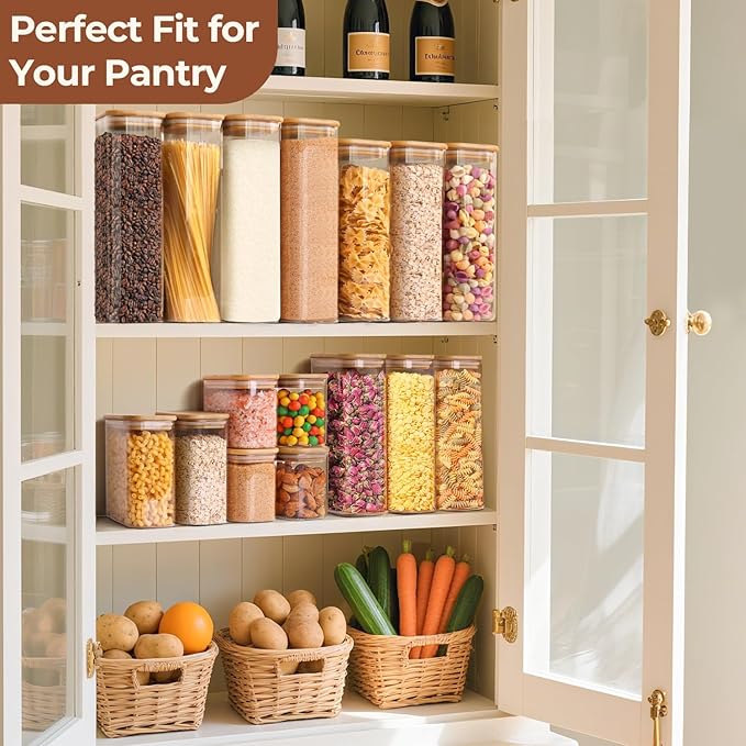 ComSaf 1.8 Qt Rectangle Glass Storage Containers - Image 5