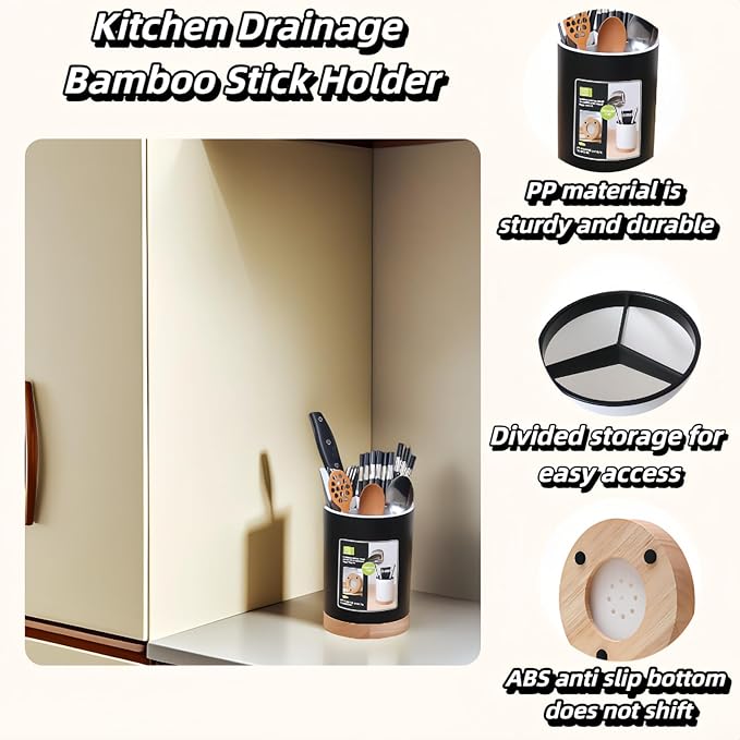 BUBBLE-FLY Modern Kitchen Utensil Holder - Image 2