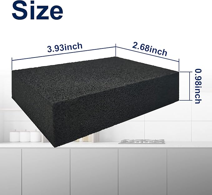 Krisler 8pc Black Carborundum Sponge Nano Emery Sponges Caspian Stone Pot Clean - Image 7