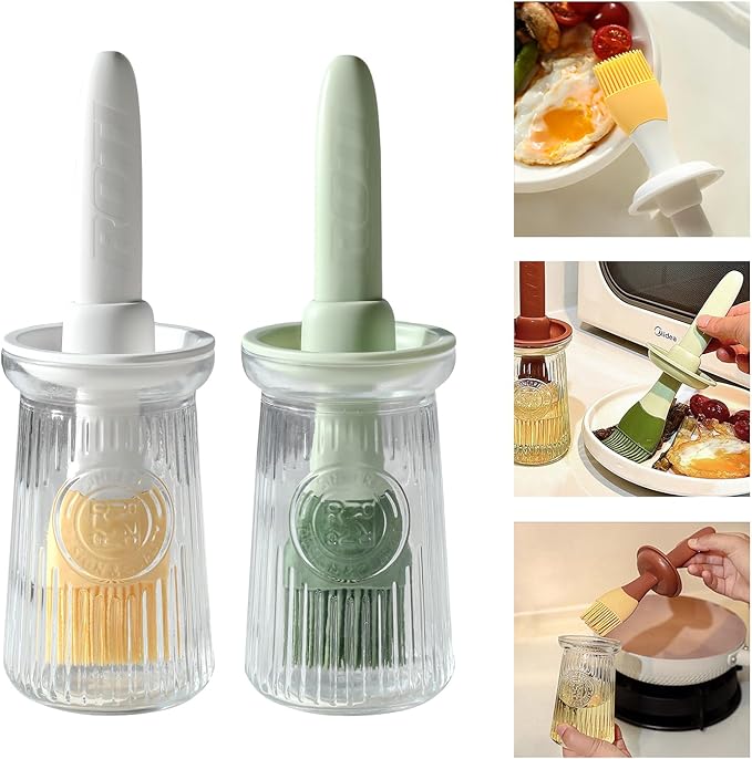 Oil Dispenser with Brush by Uteynee