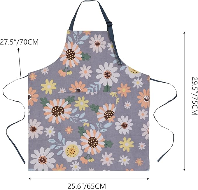 2 Pack Floral Apron for Women - Image 2
