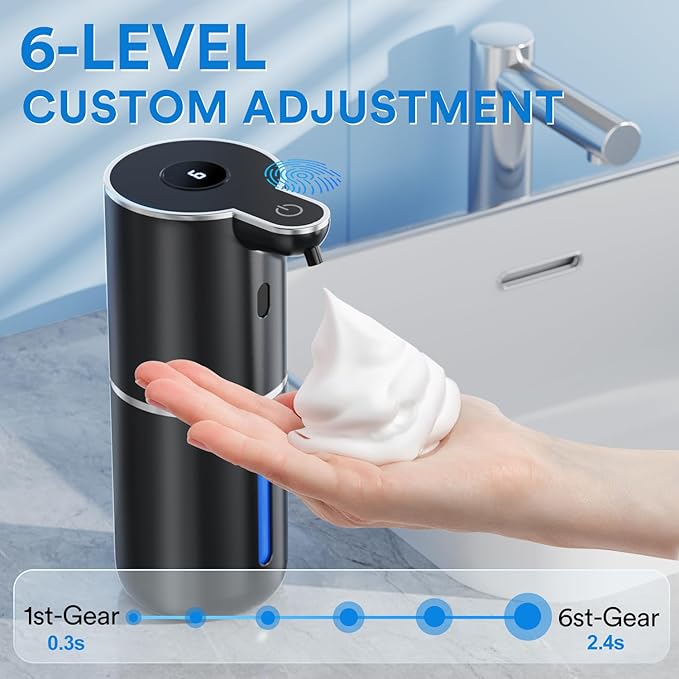 Automatic Foaming Soap Dispenser Touchless, Rechargeable Electric Hand ＆ Dish - Image 3