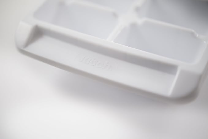 Kitch Ice Tray Easy Release White Ice Cube Trays, 16 Cube - Image 2