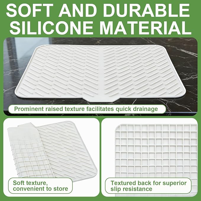 Silicone Drying Mat, Heat-Resistant, Eco-friendly, Hygienic Drying Pad - Image 3