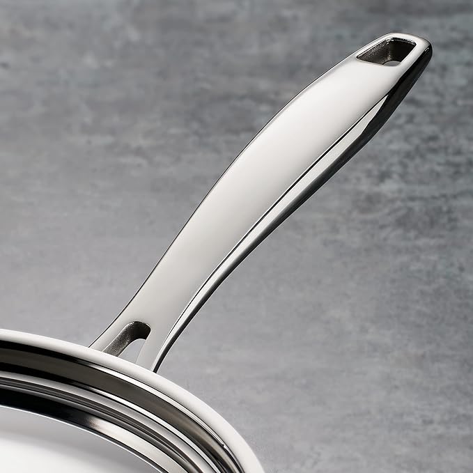 Tramontina Signature Tri-Ply Clad Stainless Steel 11-Inch Square Grill Pan - Image 5