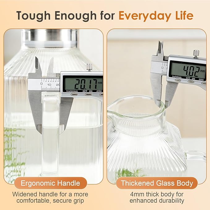 1 Gallon thickened Square Glass Pitcher - Image 6