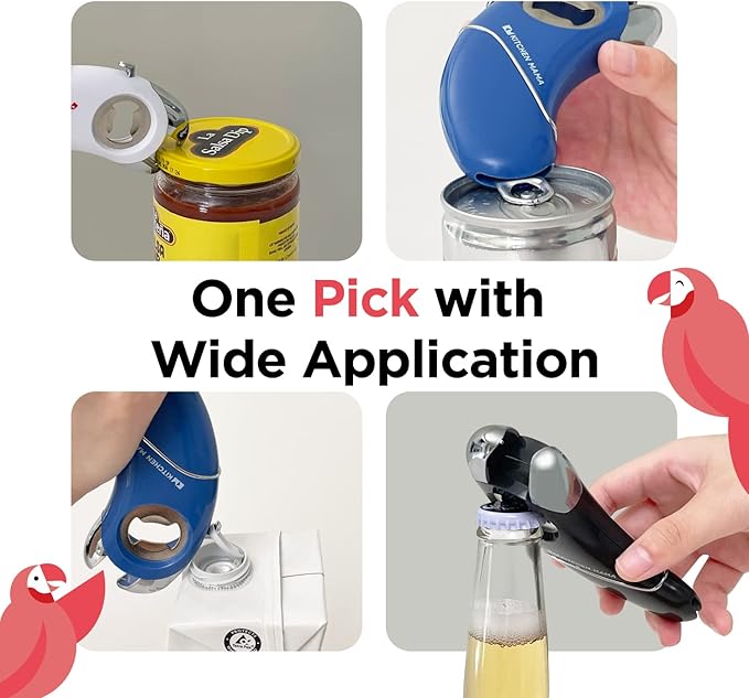 Kitchen Mama Epic One Multifunction Opener: A Pick Ergonomic Opener- Magnetic - Image 4
