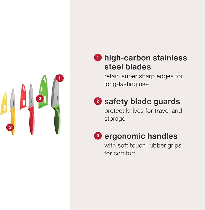 Zyliss 3 Piece Knife Value Set - Image 4