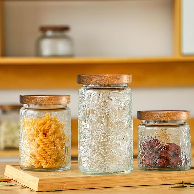 Adodeen 24oz Vintage Glass Canister - Image 2
