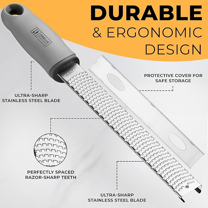 Orblue Lemon Zester & Cheese Grater - Image 4