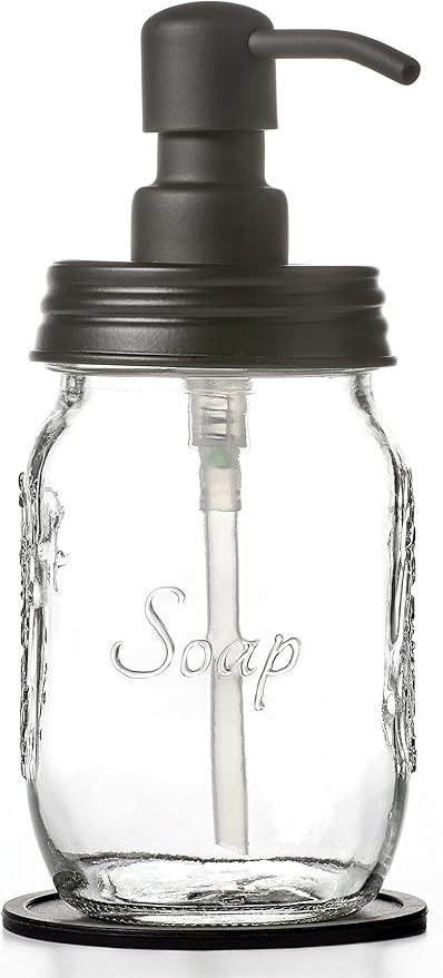 Mason Jar Soap and/or Lotion Dispenser by Industrial+Rewind