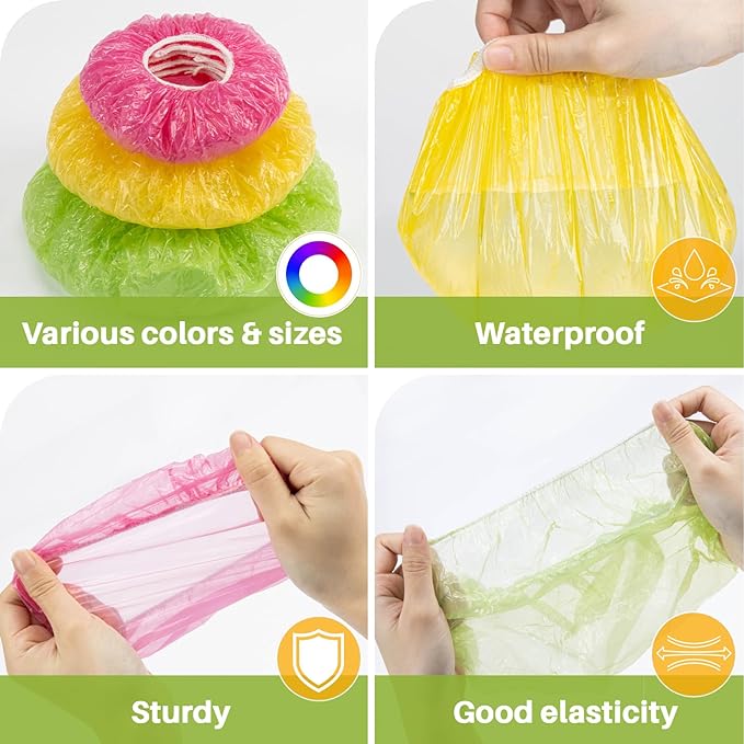 MAQIHAN 80Pcs Bowl Covers Reusable - Image 3