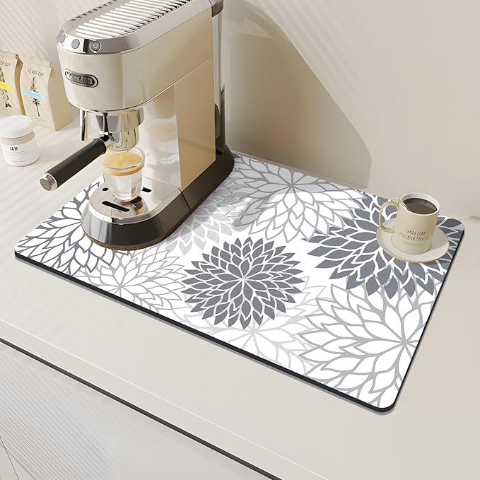 Findosom 2PCS 16" x 24" Dish Drying Mat & 24" x 5.5" Sink Splash Guard - Image 4